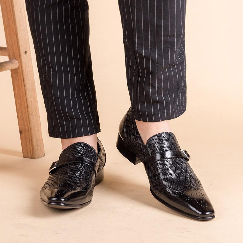 Men's Business Buckle Shoes