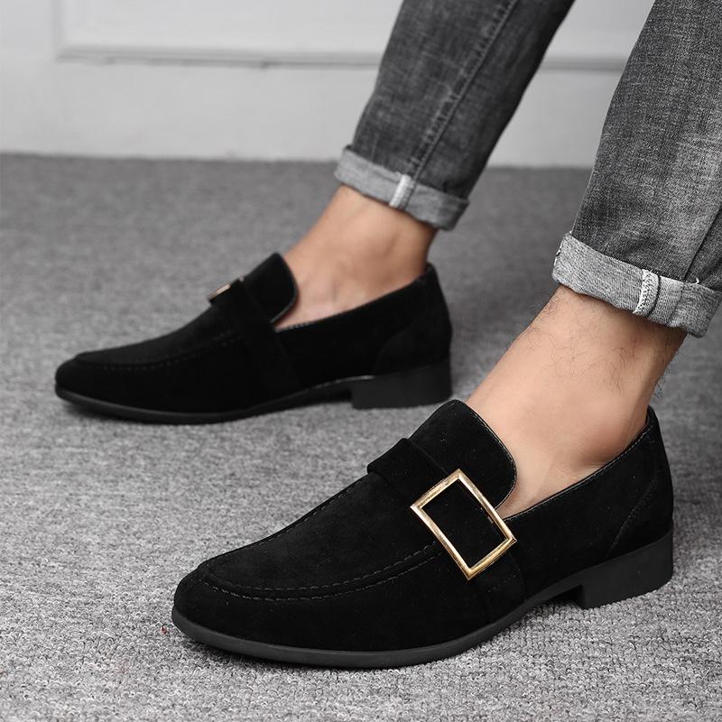 Men's Frosted Suede Loafers