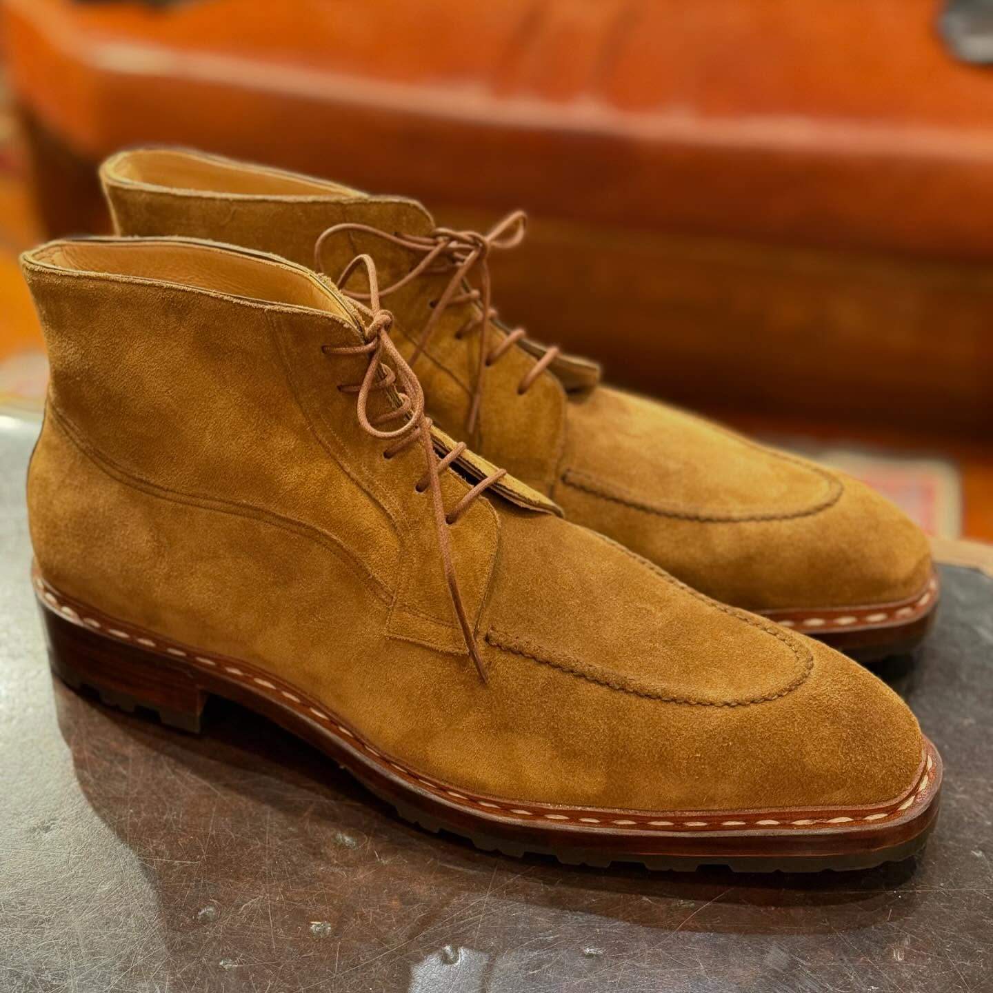 Suede Martin Boots