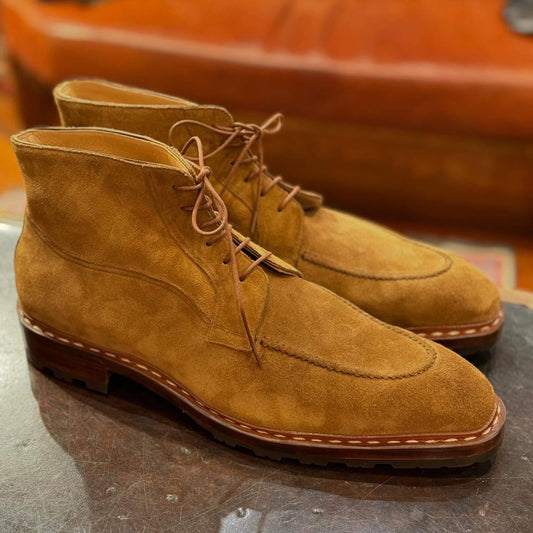 Suede Martin Boots