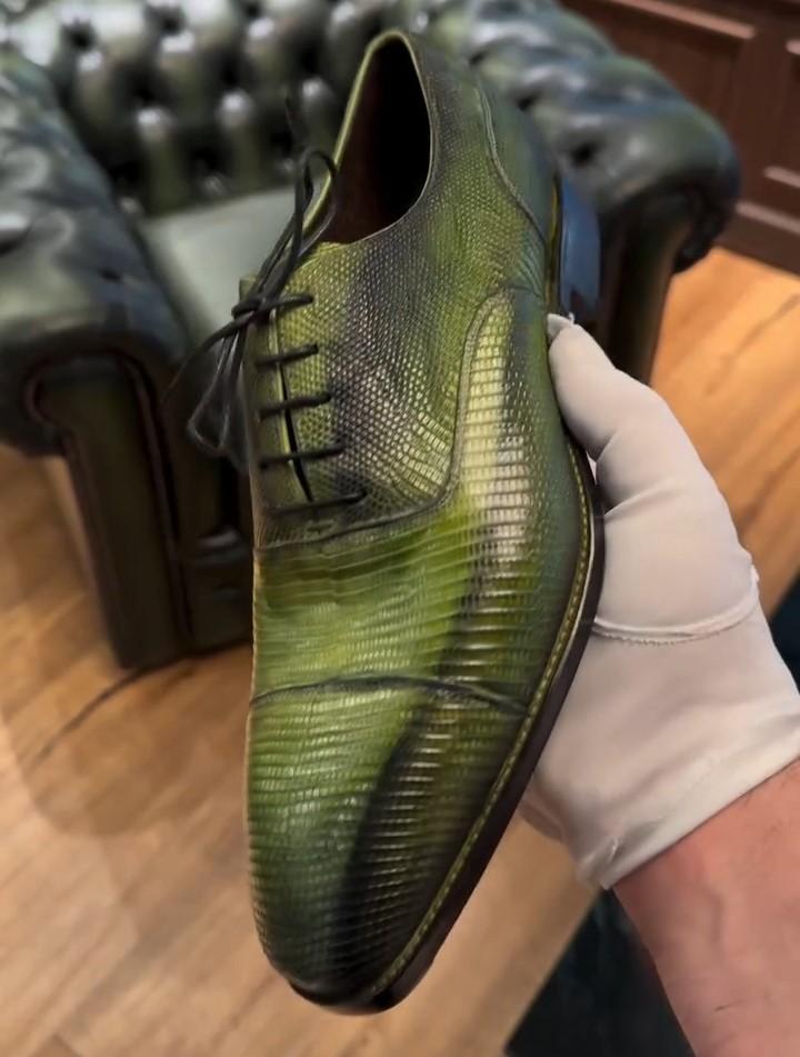 Green Business Derby Shoes