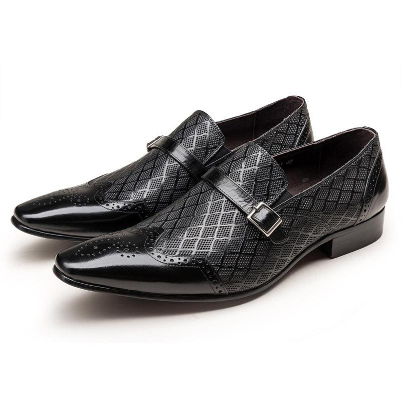 Men's Business Buckle Shoes