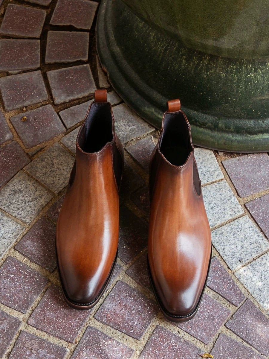 Autumn And Winter Chelsea Leather Shoes: