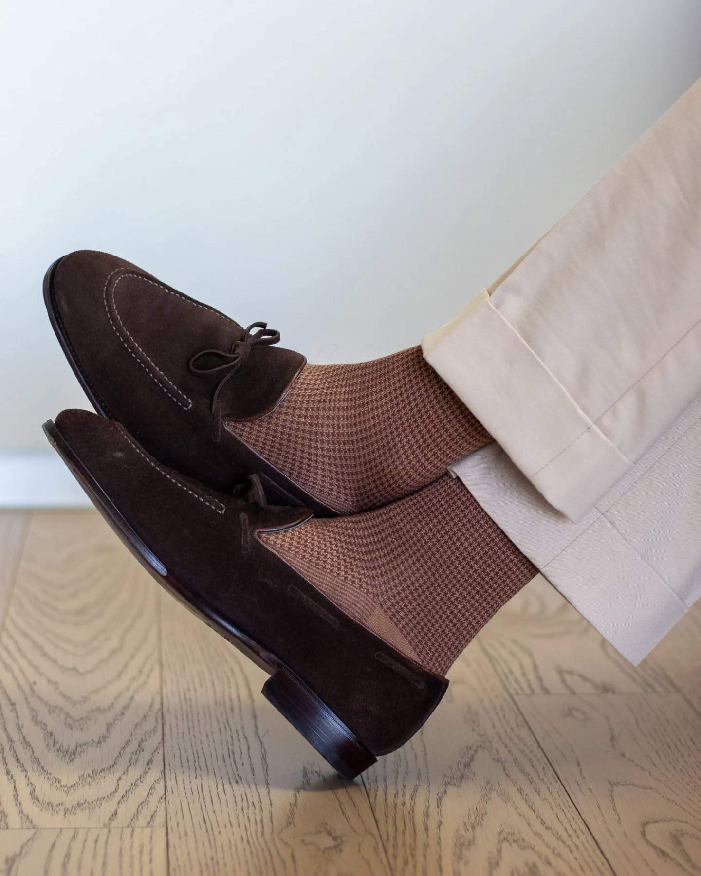 Brown Suede Loafers