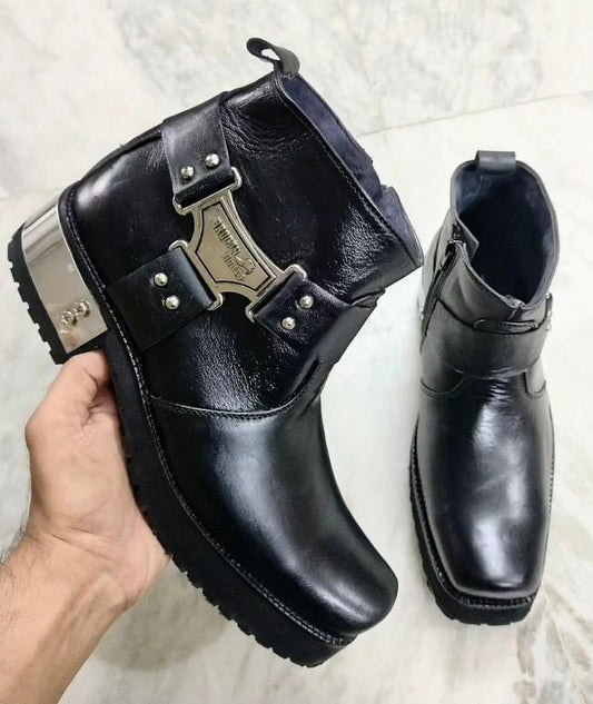 Buckle Design Boots