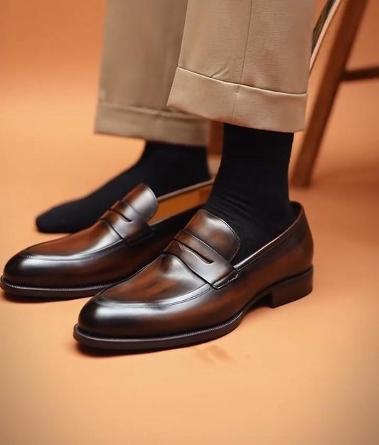 Handmade Classic Leather Loafers