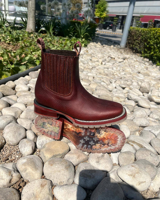 Men's Leather Short Boots