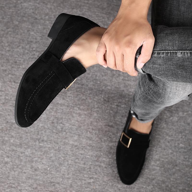 Men's Frosted Suede Loafers