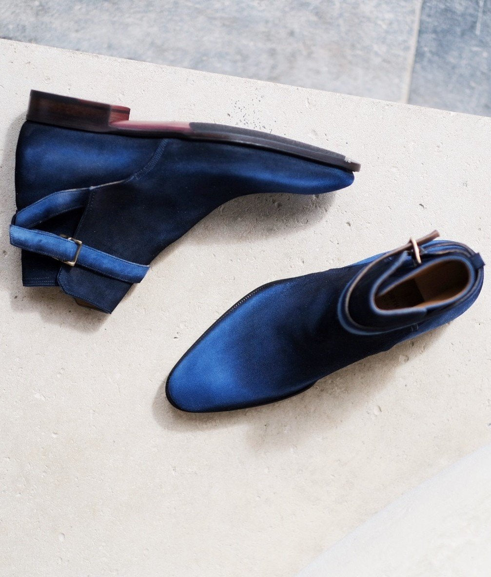 Suede Gradient Chelsea Boots