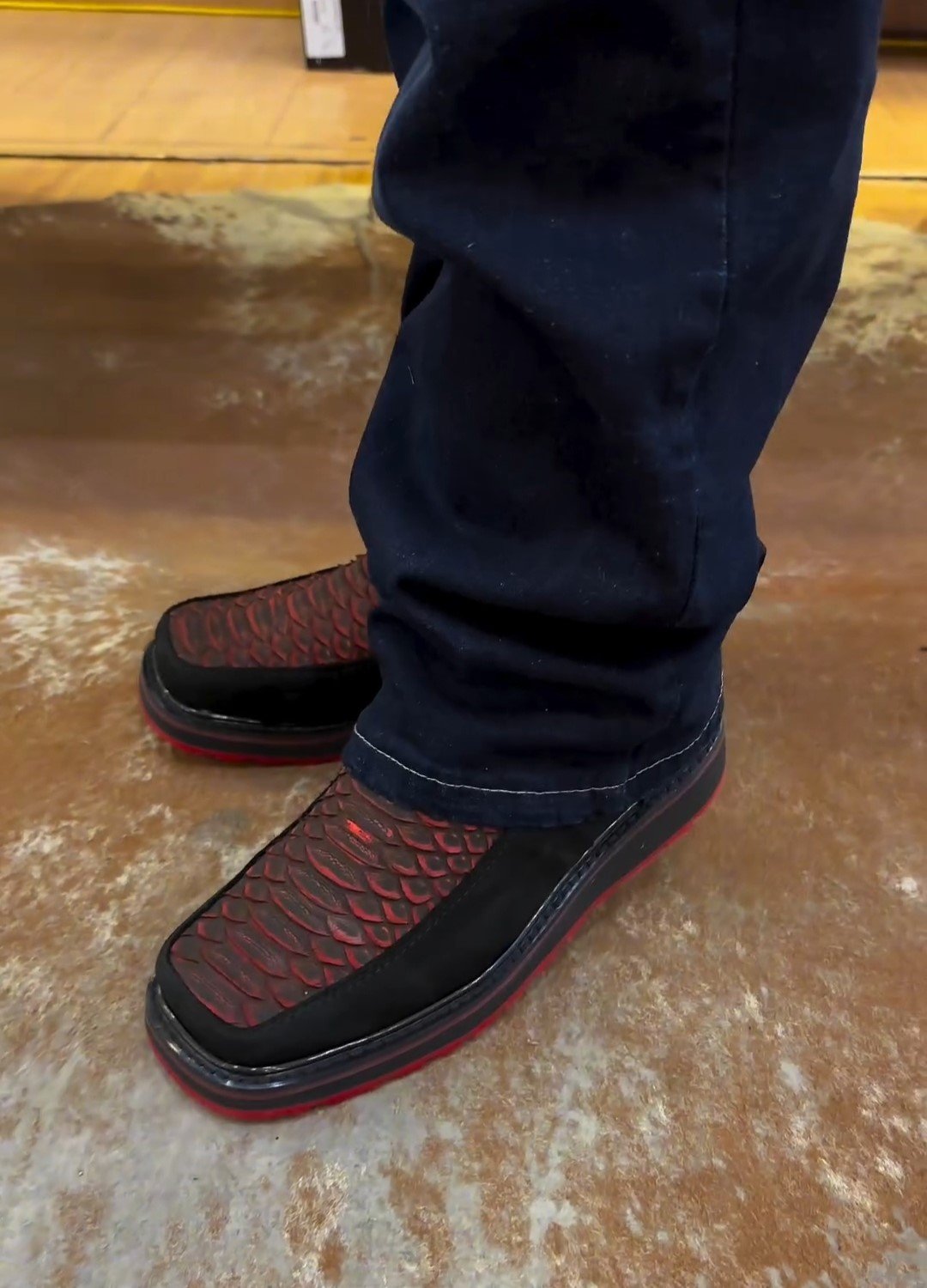 Crocodile Print Shoes