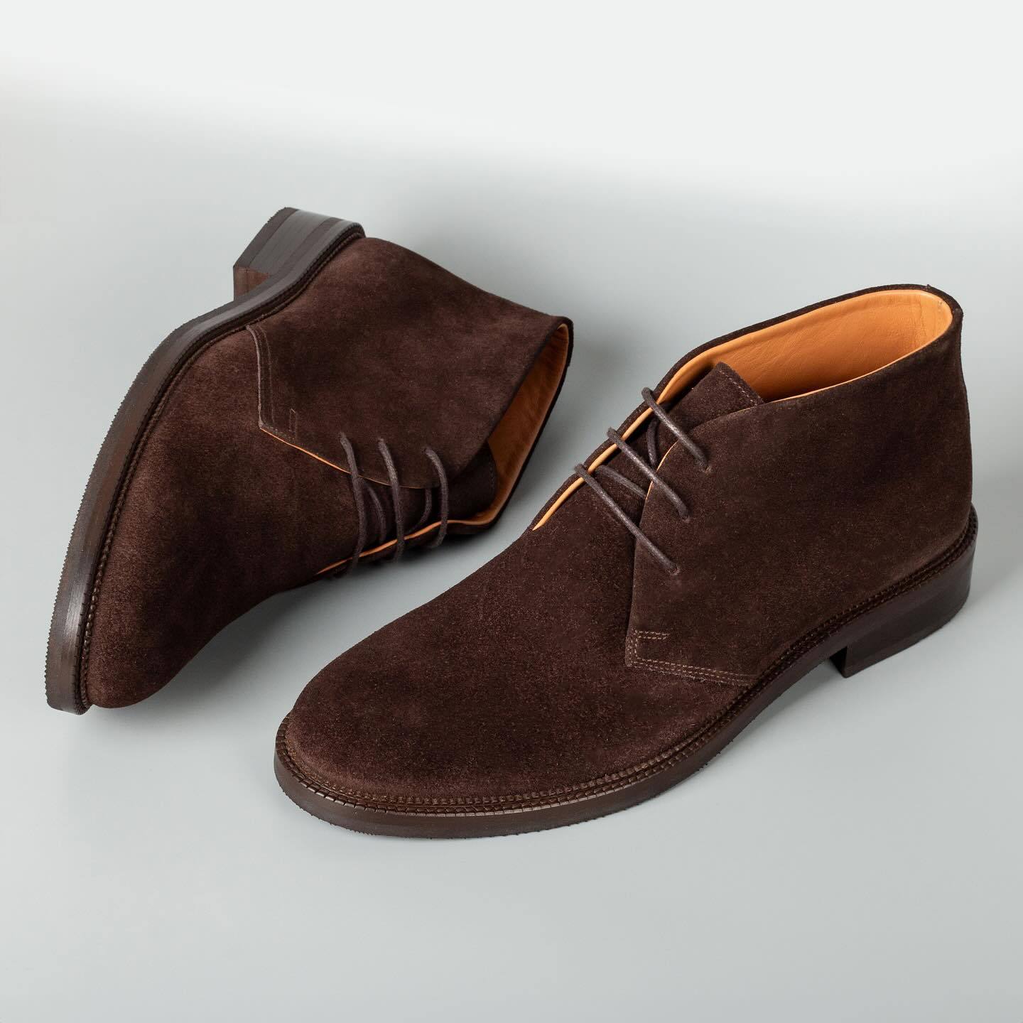 Handmade Suede Desert Boots